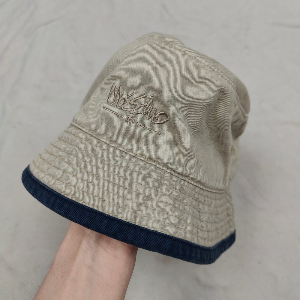 Vintage 90s Y2K Mossimo Bucket Hat Adults One Size Tan 100% Cotton Casual
